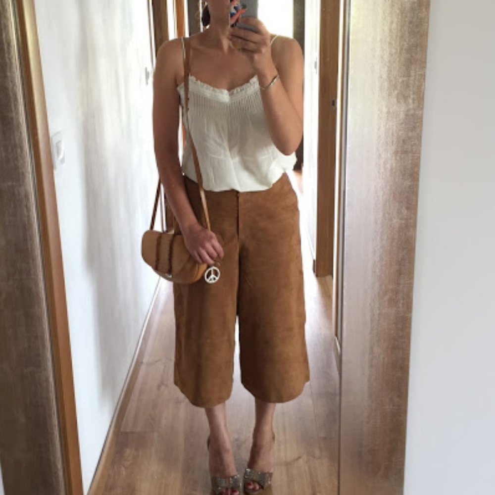 Genuine Suede Camel -